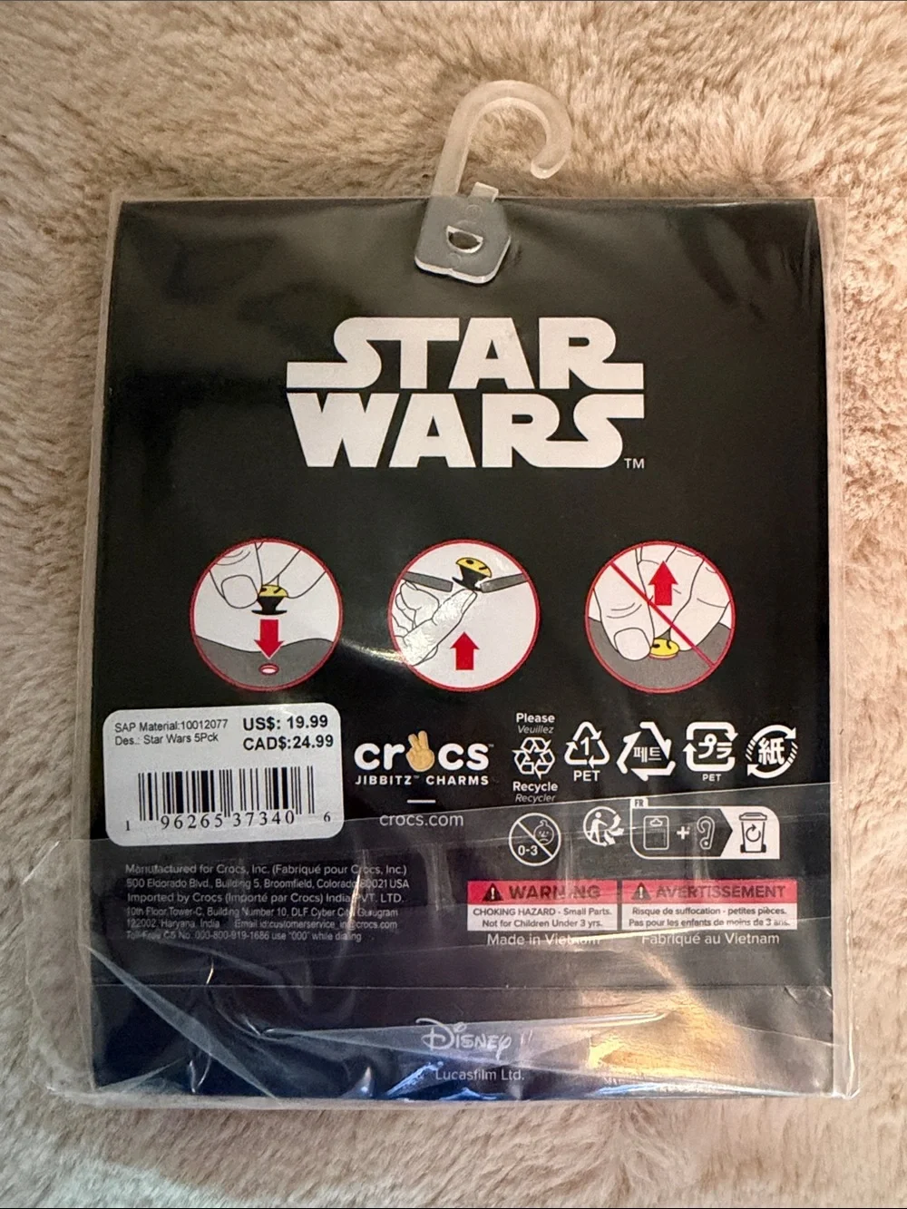 Crocs Jibbitz Bundle - Star Wars, Pixar Up, Marvel Captain America